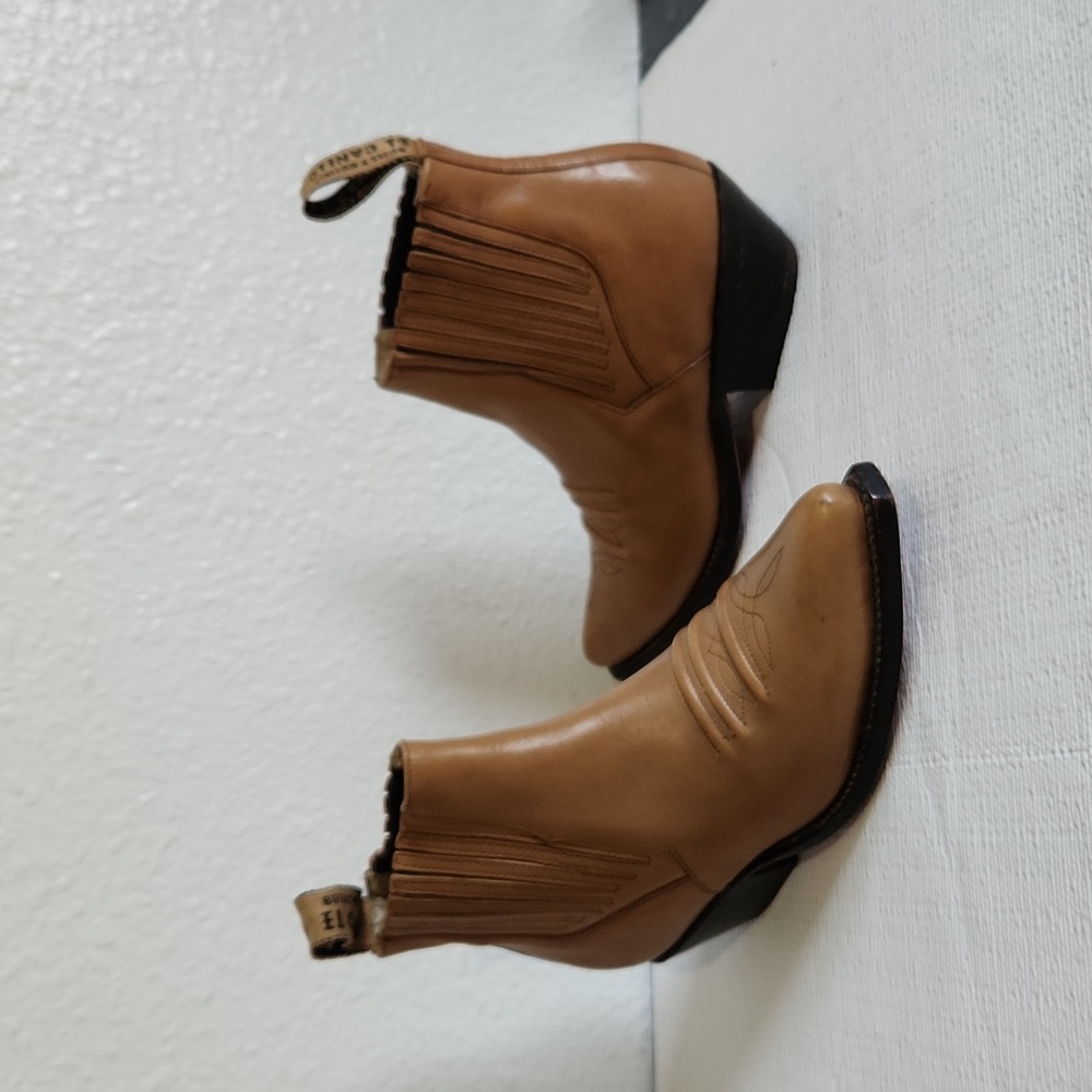 El Canelo Leather Booties